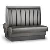 Just Chair Manufaturing JBD-UCH-48-GR1/COM 48"H Double Sided Custom Booth with Upholstered Back & Seat 