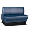Just Chair Manufaturing JBD-USP-36-GR1/COM 36"H Double Sided Custom Booth with Upholstered Back & Seat 