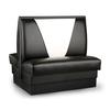 Just Chair Manufaturing 48"H Double Sided Custom Booth with Upholstered Back & Seat - JBD-UPL-48-GR1/COM 