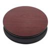 Just Chair Manufaturing JER24R-B/DM Black/Dark Mahogany 24in Round Melamine Reversible Table Top 