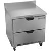 beverage-air 32in Wide Two Drawer Worktop Freezer - WTFD32AHC-2-FIP 