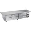 beverage-air 96in Wide Extended Top Four Drawer Chef Base Freezer - WTFCS84HC-96 
