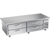 beverage-air 76in Wide Four Drawer Extended Top Chef Base Freezer - WTFCS72HC-76 