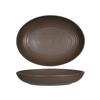 Tuxton China Inc VNB-350Y Zion 35oz Matte Brown Porcelain Bowl - 1dz 