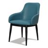 Just Chair Manufaturing U38218 Hospitality Steel Frame Arm Chair with Upholstered Back/Seat 