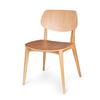 Just Chair Manufaturing W74018 German Beech Wood Frame Side Chair with Veneer Back/Seat 