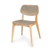 Just Chair Manufaturing German Beech Wood Frame Side Chair with Veneer Back - W74018-FSC-FBC 