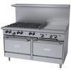 Garland Signature Starfire Pro 60in 6 Burner Gas Range with 24in Griddle - G60-6G24RR-SIGNATURE 