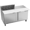 beverage-air 60in 8 Pan Two Section Sandwich Salad Prep Table - SPE60HC-08C 