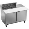 beverage-air 48in 8 Pan Two Section Sandwich Salad Prep Table - SPE48HC-08C 
