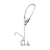 T&S Brass Eversteel Wall Mount Pre-Rinse Unit with 12in Swing Nozzle - S-0133-A12-BY 