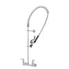 T&S Brass Eversteel Wall Mount Pre-Rinse Unit with 18in Riser - S-0133-BJ 