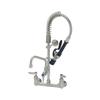 T&S Brass SMPM-8WLN-06 Eversteel Pre-Rinse Unit with 8in Swing Nozzle & Add-on Faucet 