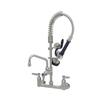 T&S Brass SMPK-8WLN-06 Eversteel Pre-Rinse Unit with 8in Swing Nozzle & Lever Handles 