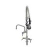 T&S Brass SMPK-2DLN-06 Eversteel Pre-Rinse Unit with 6in Swing Nozzle & Lever Handles 