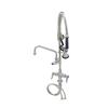 T&S Brass SMPF-2DLN-08 Eversteel Pre-Rinse Unit with 8in Swing Nozzle & Add-on Faucet 