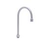 T&S Brass Eversteel Stainless Steel 5-3/4in Swivel Gooseneck Spout - S133X-A22 