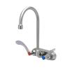 T&S Brass Eversteel Wall Mount 4in Workboard Faucet with 2.2 GPM Aerator - S-1146-04-CR 