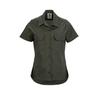 Mercer Culinary M60350OLXXS Metro Edge Series Olive Women's Work Shirt with Mesh Back- XXS 