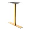 Art Marble G10-0522J 4in x 24in Stainless Steel #304 Grade Gold Dining Height Base 