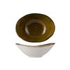 Tuxton China Inc GGW-403 Artisan Geode 20oz Walnut Porcelain Capistrano Bowl - 1dz 