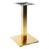 Art Marble G05-23H 23in x 23in Stainless Steel #304 Grade Gold Bar Height Base 