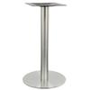 Art Marble SS14-28D 28in dia. Natural Stainless Steel Dining Height Table Base 