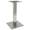 Art Marble SS05-17D 17in x 17in Square Stainless Steel Dining Height Table Base 