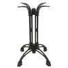 Art Marble CA18-24D 17in x 17in Ornate Black Cast Iron Dining Height Table Base 