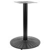 Art Marble Z14-28D 28in dia. Sun Beam Black Cast Iron Dining Height Table Base 