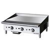 Winco NGGD-36T Spectrum™ 36in Countertop Natural Gas Thermostatic Griddle 
