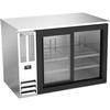 beverage-air 48in Stainless Steel Sliding Glass Door Back Bar Cooler - BB48HC-F-GS-S 