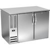 beverage-air BB48HC-F-PT-S 48in Stainless Steel Solid Door Pass-Thru Back Bar Cabinet 