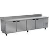 beverage-air WTR119AHC 118in Four-Section 4 Door Worktop Refrigerator 