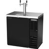 beverage-air DDN36HC-B 36in Single Keg Black Exterior Direct Draw Draft beer cooler 