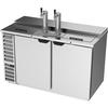 beverage-air DD58HC-1-C-S 59in Stainless Steel Triple Keg Club Top Draft beer cooler 