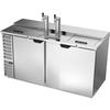 beverage-air DD68HC-C-S 69in Triple Keg Club Top Draft beer cooler with Sliding Lid 