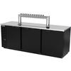 beverage-air DD94HC-1-B-12T 95in Black Exterior Draft beer cooler with 4 Keg Capacity 