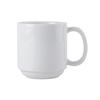 Tuxton China Inc BPM-110J DuraTux 11oz Porcelain White Stackable Yukon Mug - 2dz 