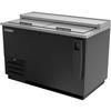 beverage-air Frosty Brew 50in Black Flat Top Sliding Lid Bottle Cooler - DW49HC-B-29 