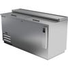 beverage-air Frosty Brew 65in Flat Top Bottle Cooler with Stainless Exterior - DW64HC-S-29 