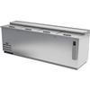 beverage-air Frosty Brew 95in Flat Top Bottle Cooler with Stainless Exterior - DW94HC-S-29 
