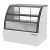 beverage-air 49in White Curved Glass Dry Deli Case with 2 Adjustable Shelves - CDR4HC-1-W-D 