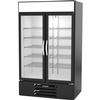 beverage-air MarketMax™ 47in Black Glass Door Refrigerated Merchandiser - MMR44HC-1-B-IQ 