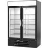 beverage-air MarketMax 46cuft Black Glass Door Refrigerated Merchandiser - MMR49HC-1-B-IQ 