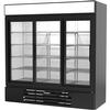 beverage-air MMR66HC-1-B MarketMax™ 75in Black Glass Door Refrigerator Merchandiser 