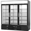 beverage-air MarketMax™ 75in Black Glass Door Wine Cooler Merchandiser - MMR72HC-1-B-WINE 