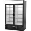 beverage-air MMRF49HC-1-A-BW MarketMax™ 52in Black Glass Door Dual-Temp Merchandiser 