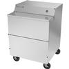 beverage-air SMF34HC-1-S 34in 13.59cuft Forced Air Single Access School Milk Cooler 