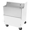 beverage-air SMF34HC-1-W 34in 13.59cuft Forced Air White School Milk Cooler 